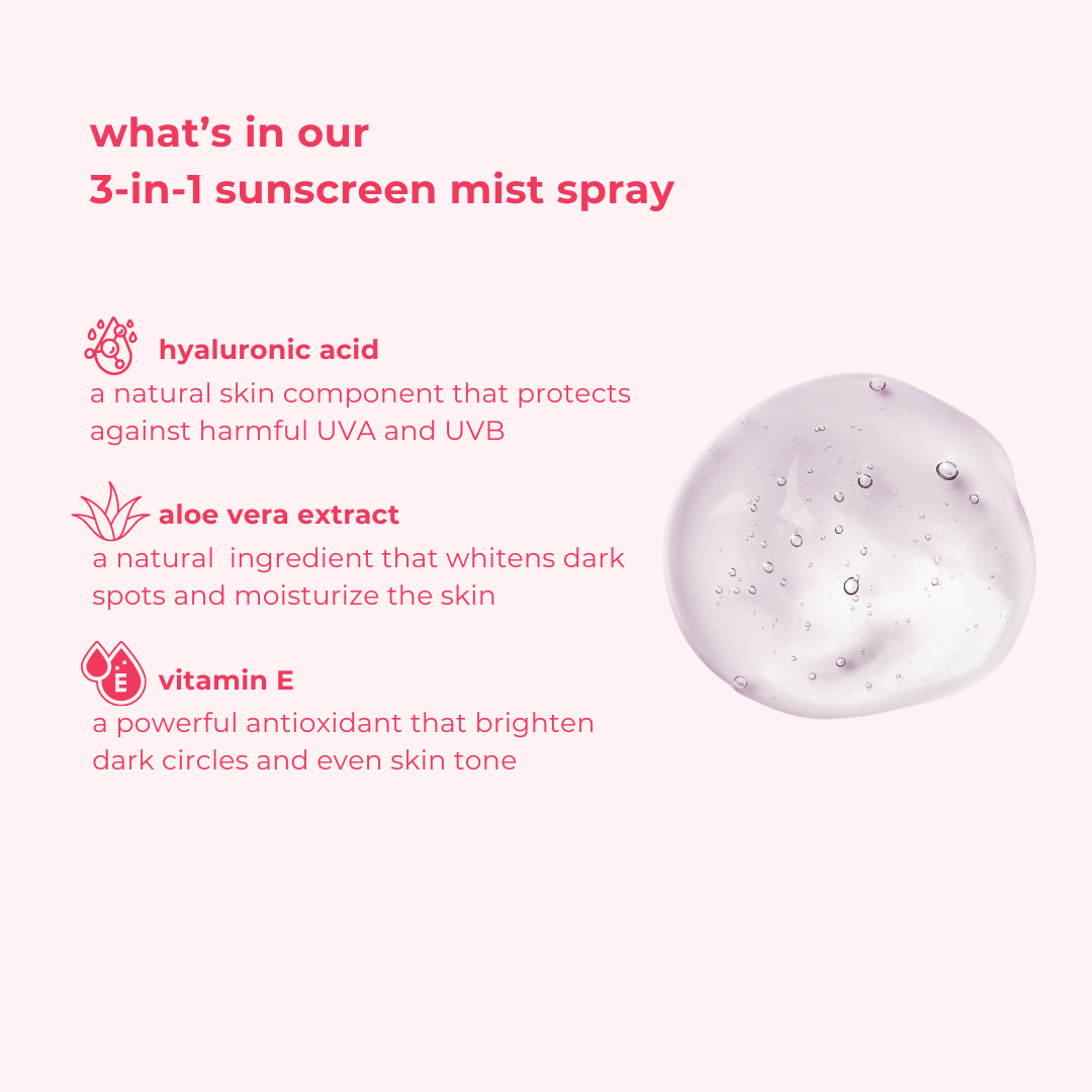 3-in-1 Sunscreen Mist Spray